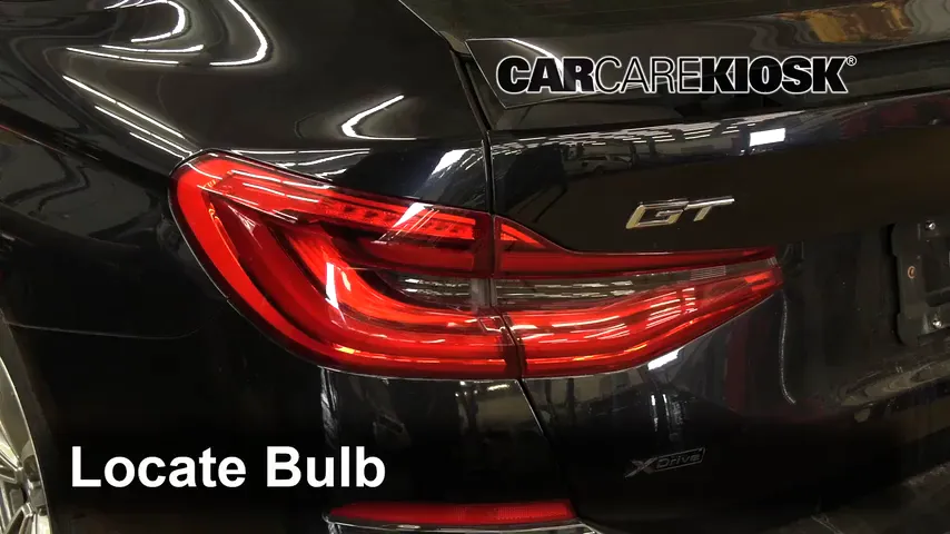 2018 BMW 640i xDrive Gran Turismo 3.0L 6 Cyl. Turbo Éclairage Feux de position arrière (remplacer ampoule)